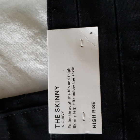 NWT Ann Taylor Skinny Sculpting High Waisted Black Jeans - Picture 7 of 11